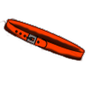 Orange Leather Band