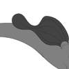 Large Circle Tailed Bottom Wings