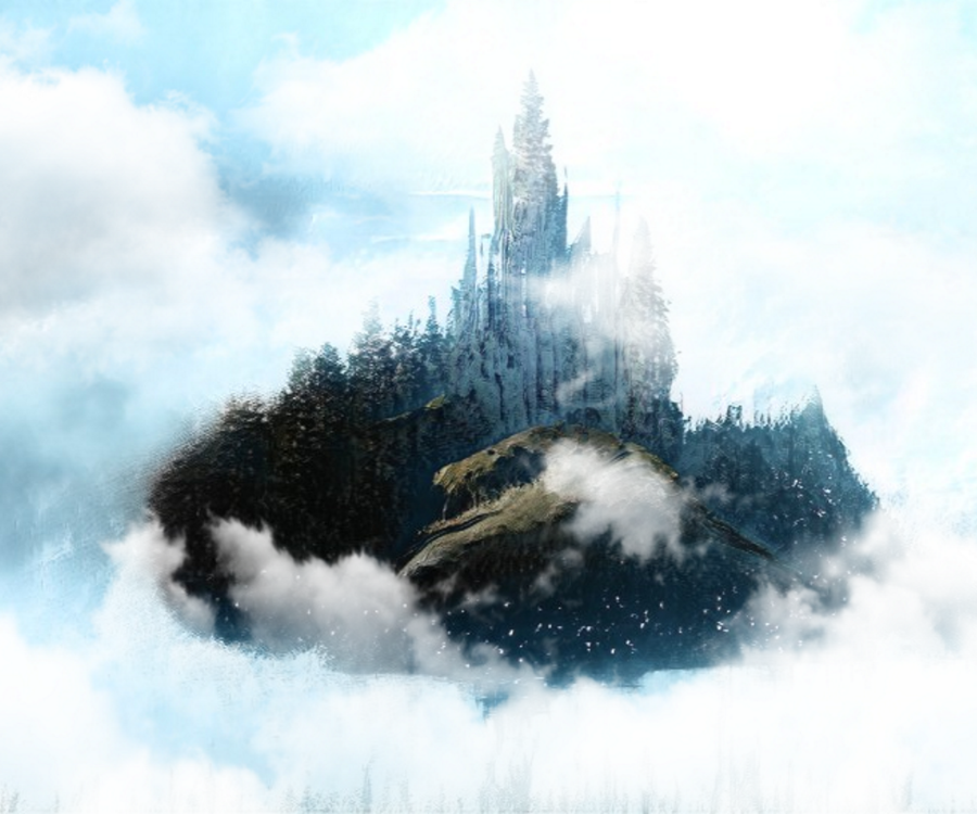 Floating Island Background