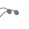 Short Furred Circle Ends