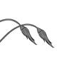 Long Furred Fan Ends