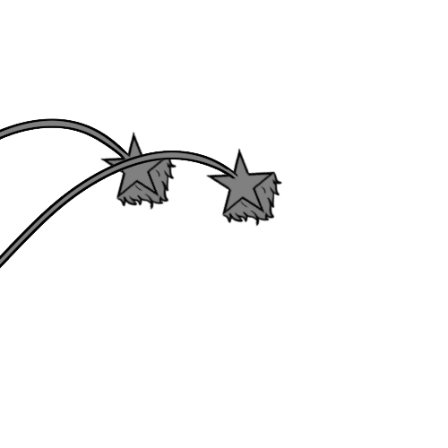 Short Furred 5-Pointed Star Ends