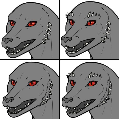Spiked Cheeks (Kiji)